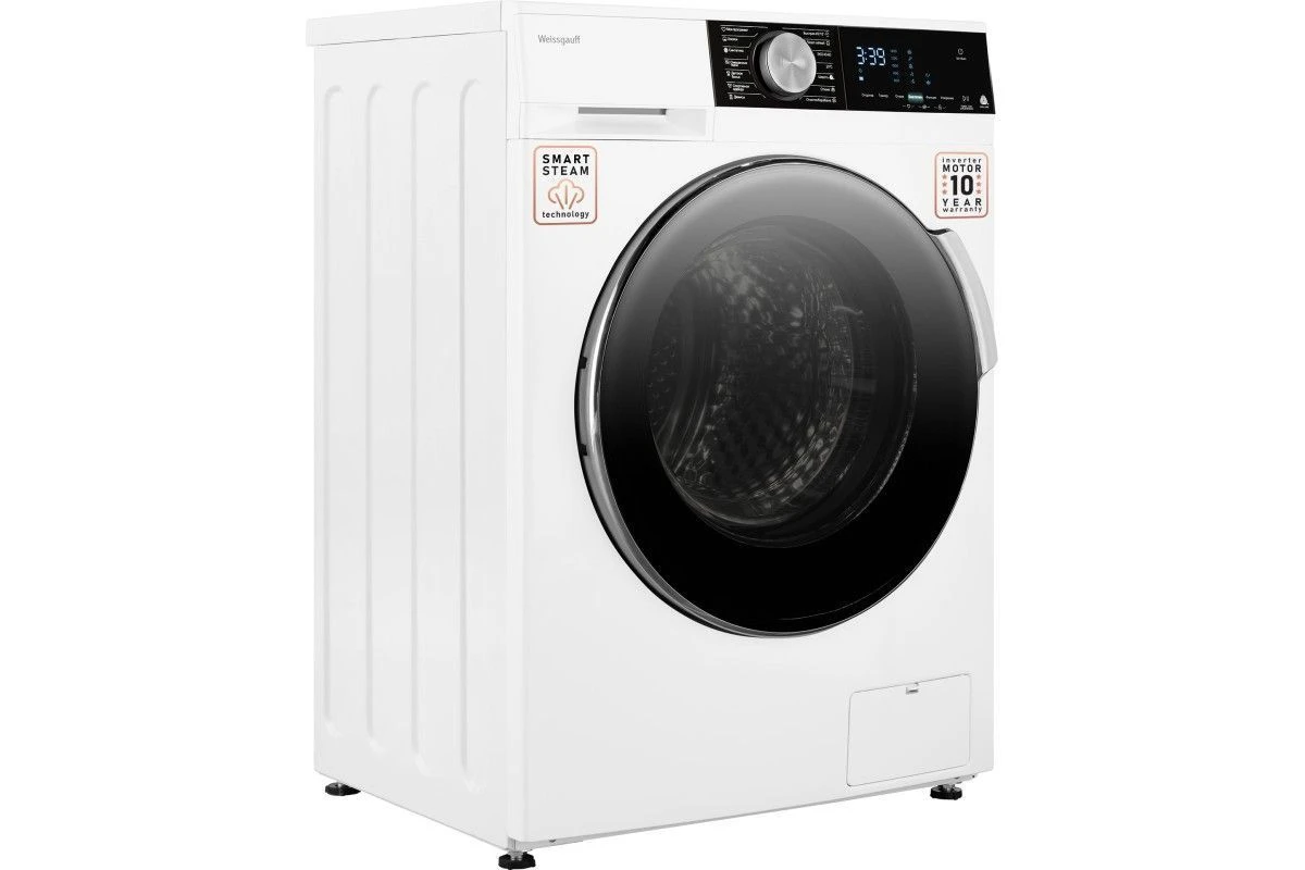 Cтиральная машина с инвертором и паром Weissgauff WM 47148 DC Inverter Steam