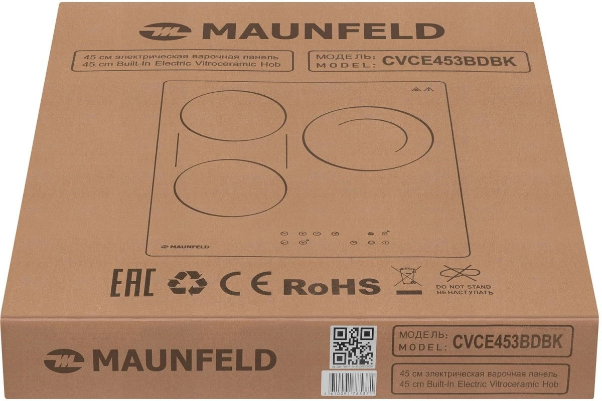 Электрическая варочная панель Maunfeld CVCE453BDBK