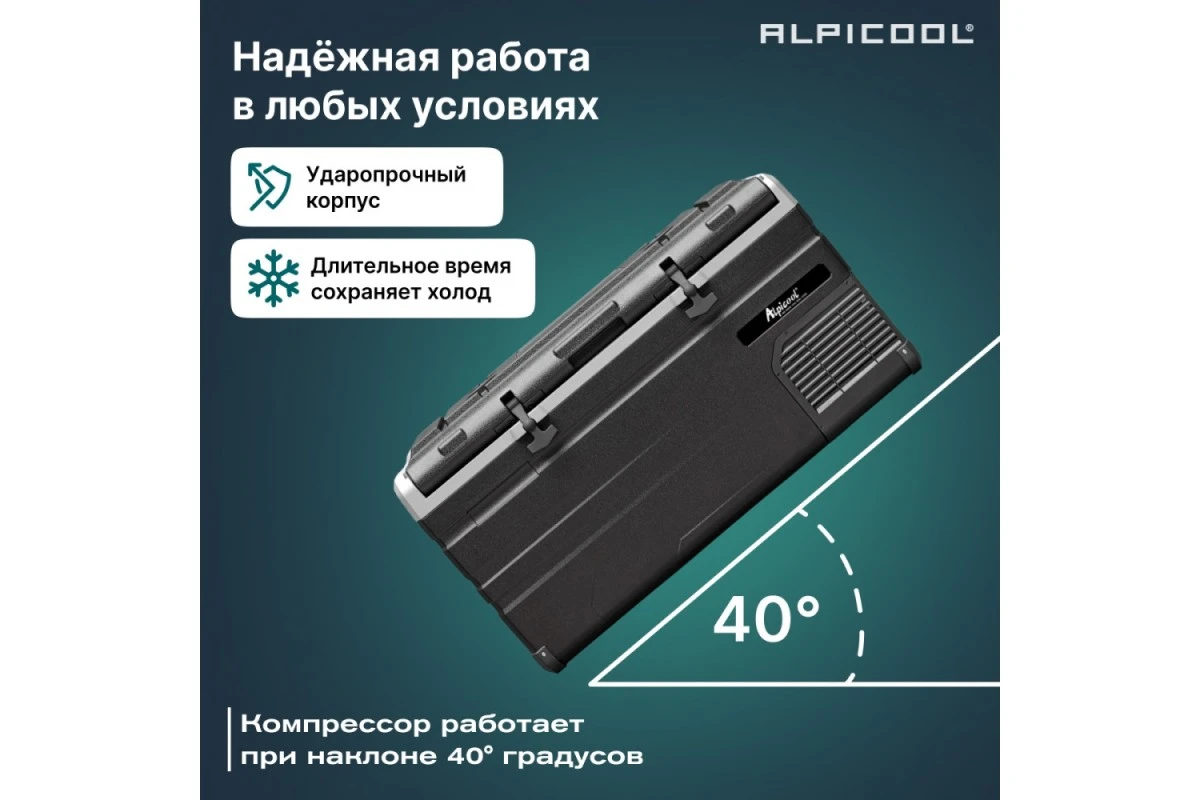 Автохолодильник Alpicool TS100 (12/24)