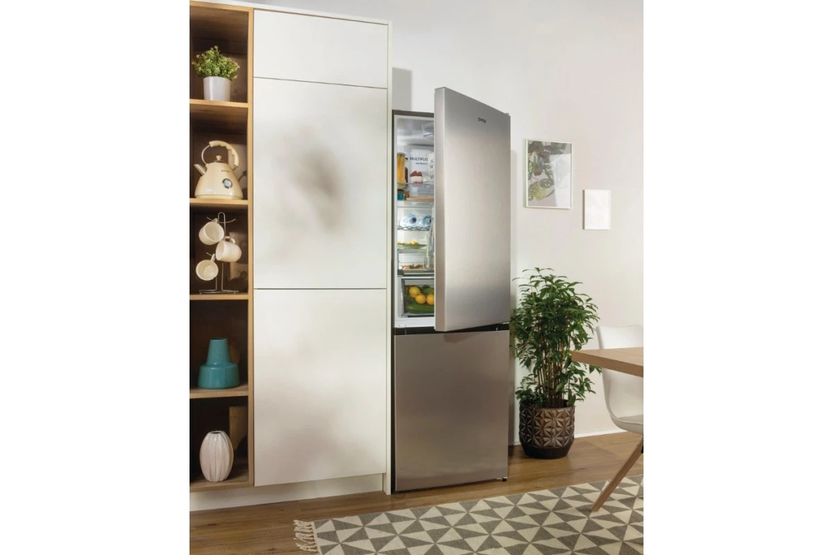 Отдельностоящий двухкамерный холодильник Gorenje NRKE62XL