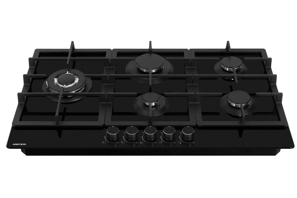 Варочная панель газовая MEFERI MGH905BK GLASS ULTRA