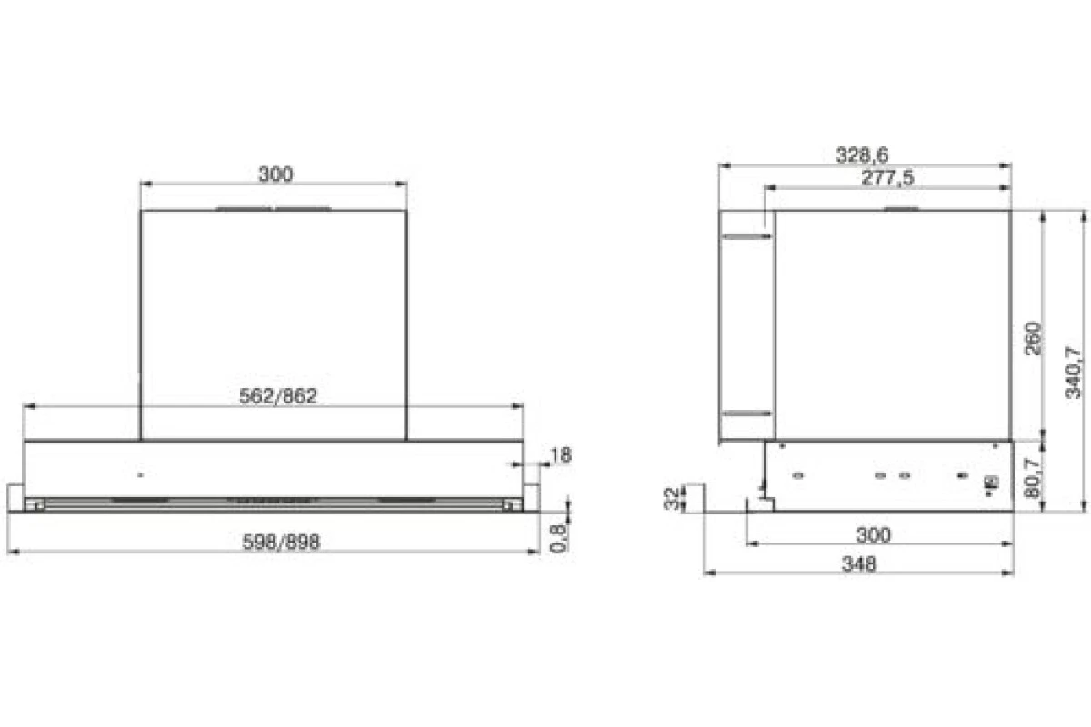 Вытяжка Elikor Evolution 60П-750-Э4Д