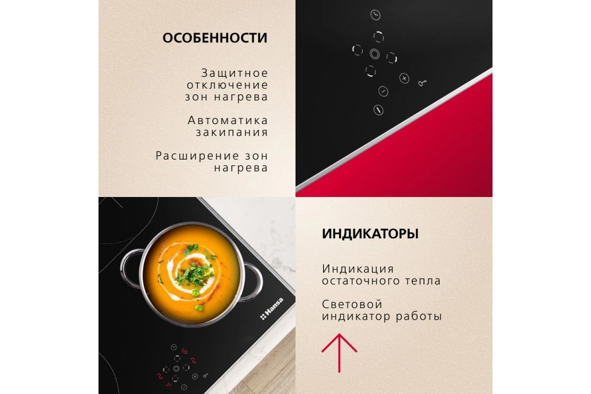 Электрическая панель Hansa BHCI66708