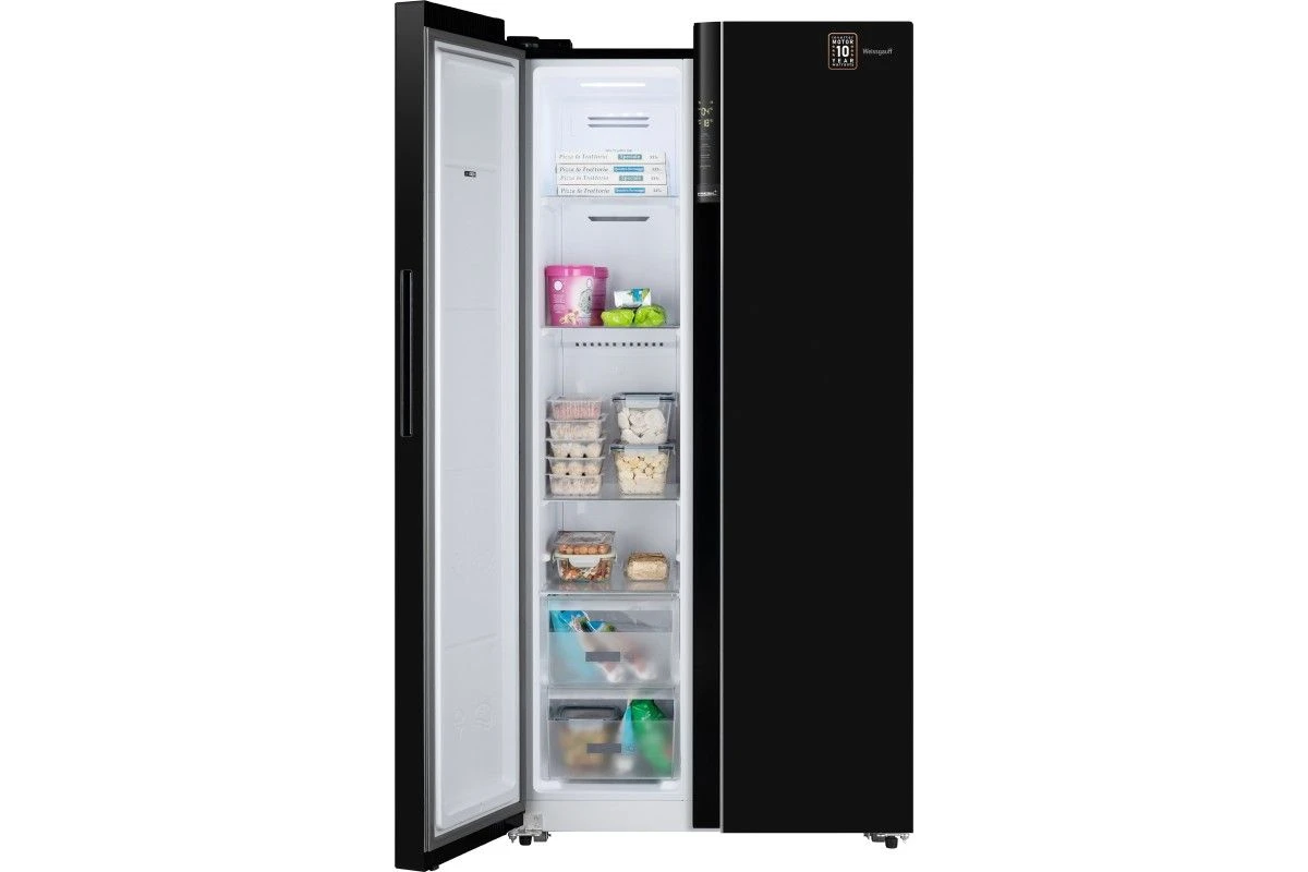Отдельностоящий холодильник с инвертором Weissgauff WSBS 600 BG NoFrost Inverter