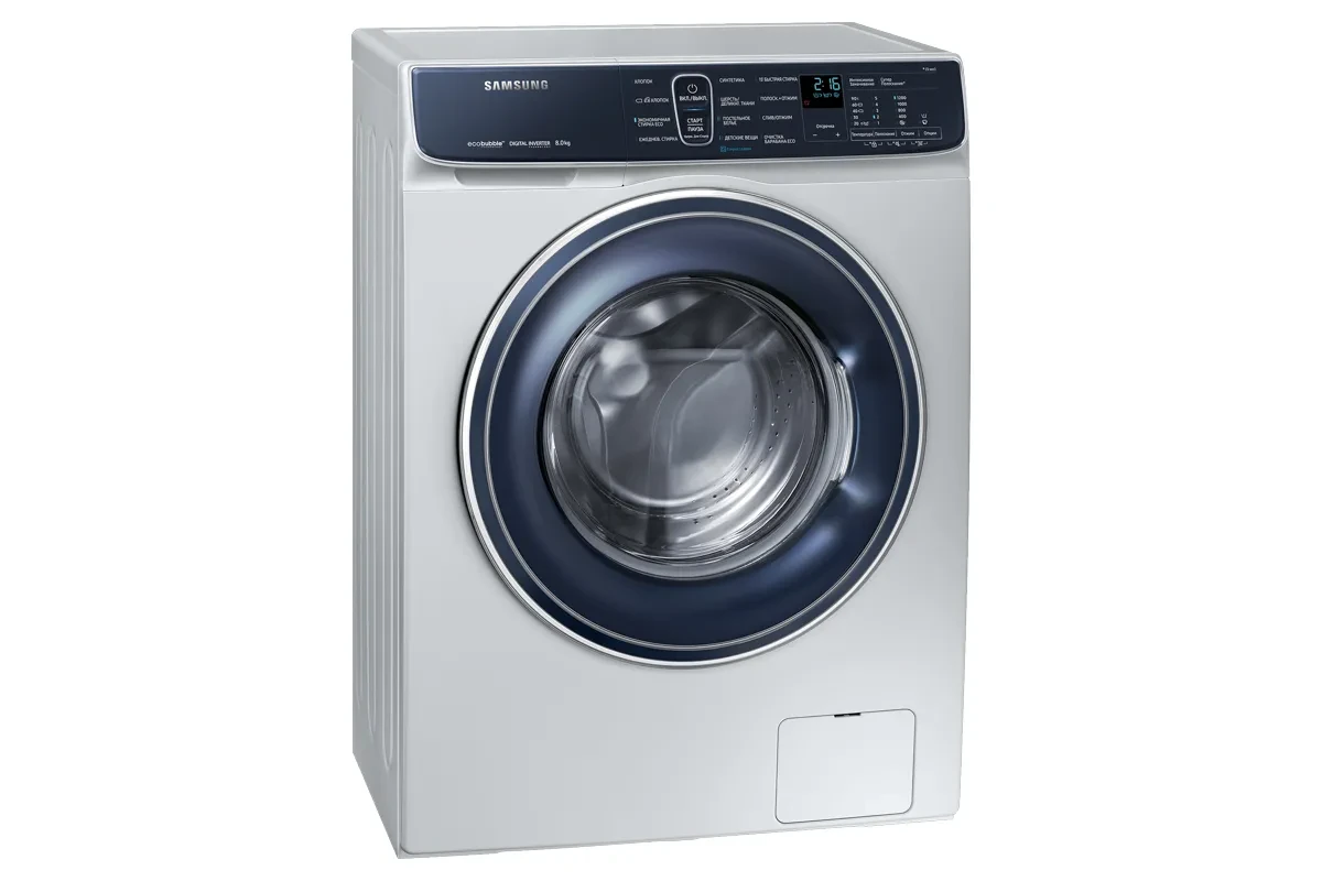 Стиральная машина Samsung WW80R52LCFSDLP (EcoBubble)