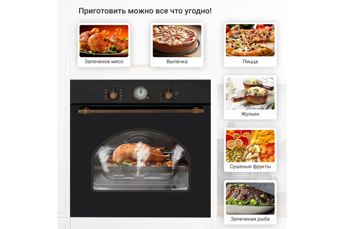 Электрический духовой шкаф Simfer B6EL77017