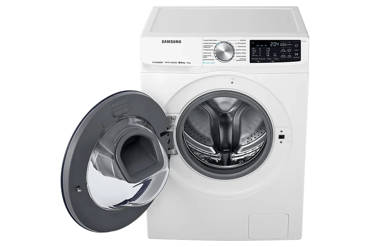 Стиральная машина Samsung WW70R62LVTWDLP (AddWash и Eco Bubble)