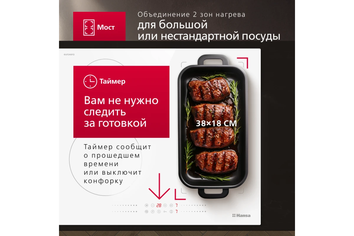 Индукционная варочная панель Hansa PRO CHEF BHIW68600