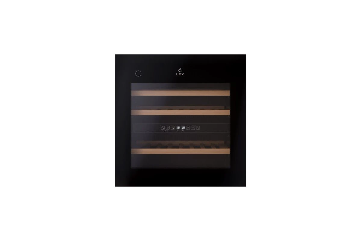 Винный шкаф встраиваемый LEX LWD6036BL dual zone PP