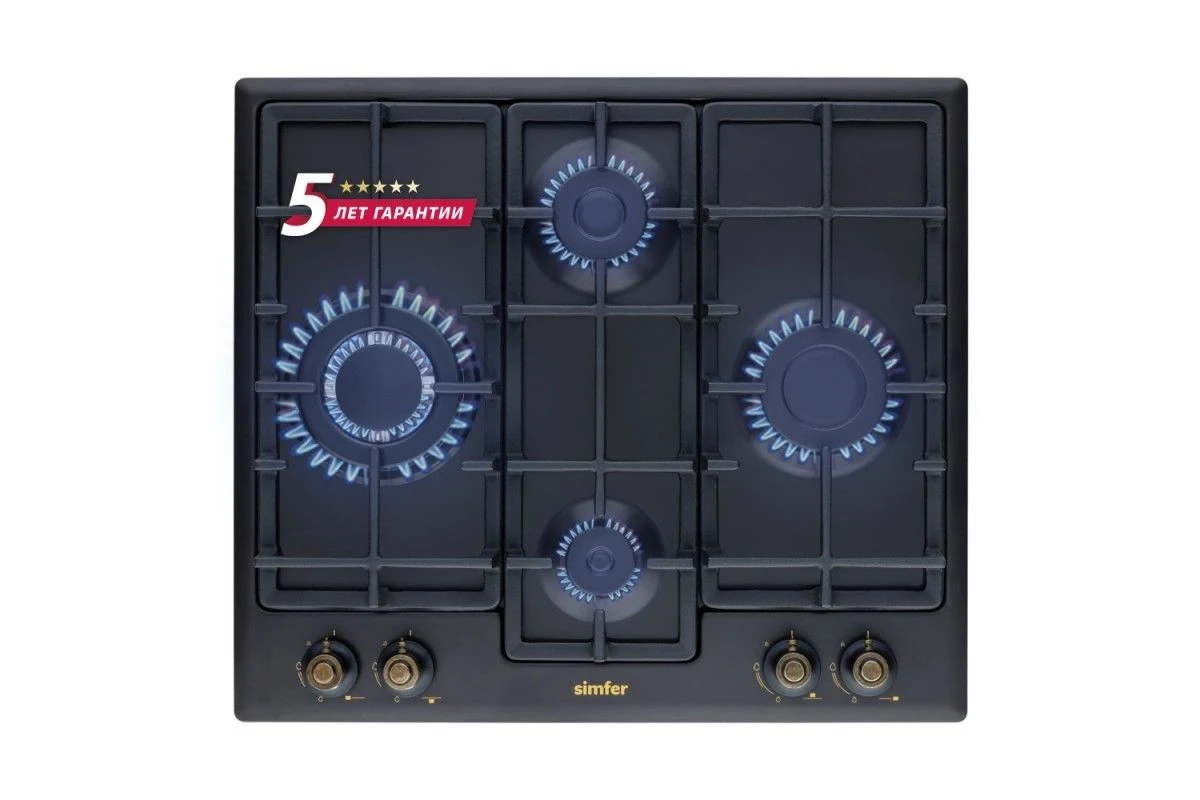 Газовая варочная поверхность Simfer H60V41L597