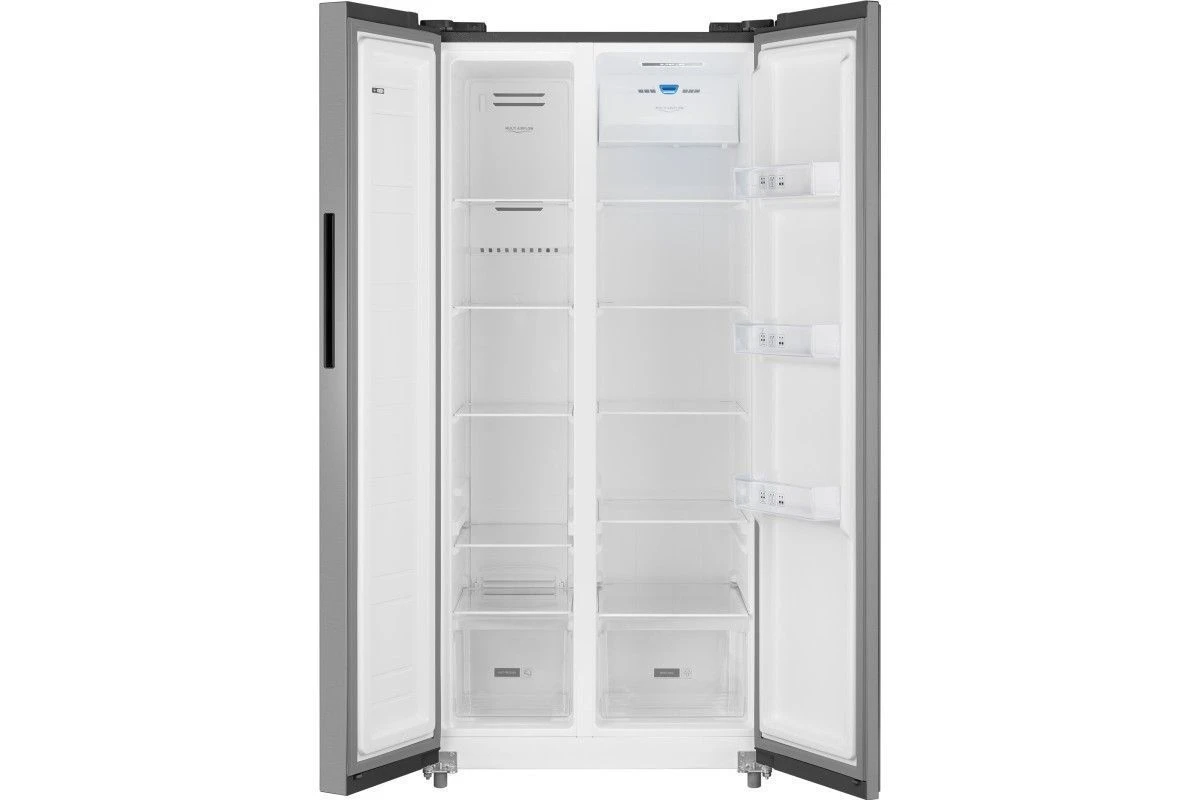 Отдельностоящий холодильник с инвертором Weissgauff WSBS 500 Inverter NoFrost Inox