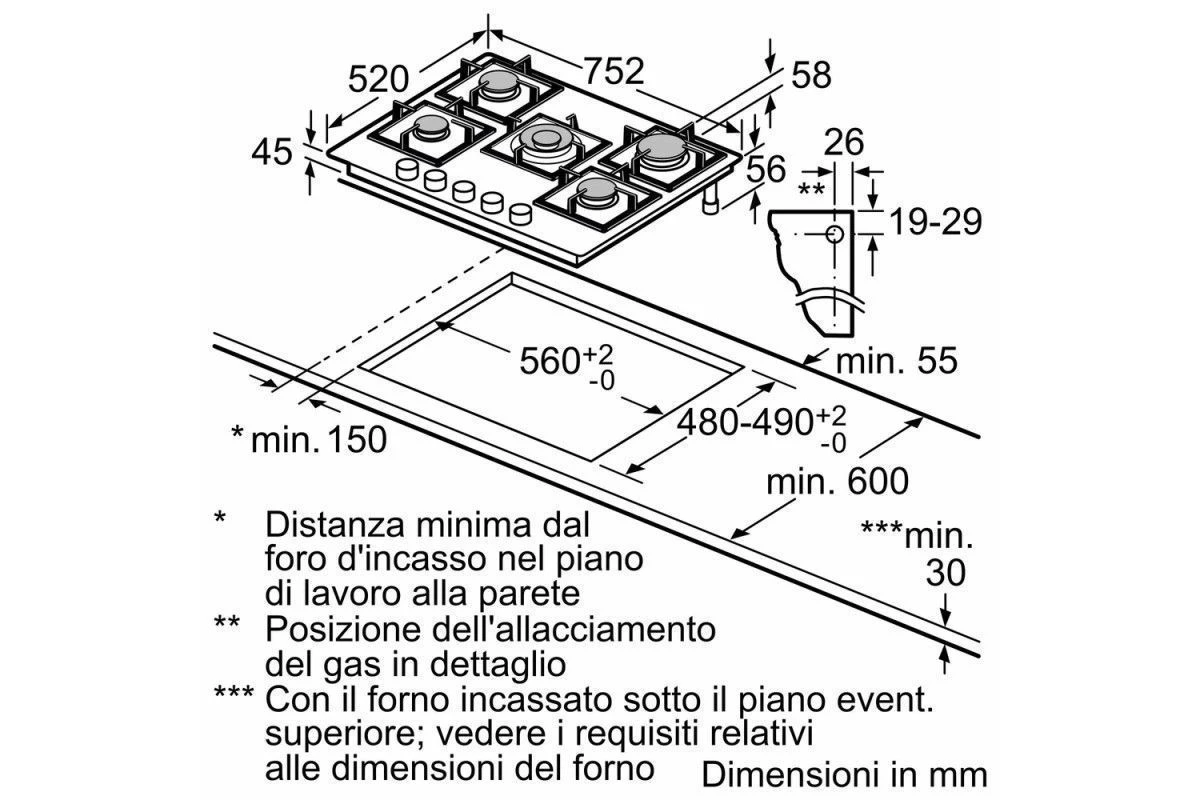 Газовая варочная поверхность Neff T27PIQ4S0