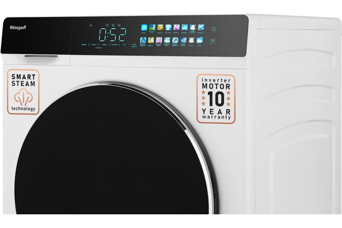 Стиральная машина с сушкой Weissgauff WMD 999 Inverter Steam
