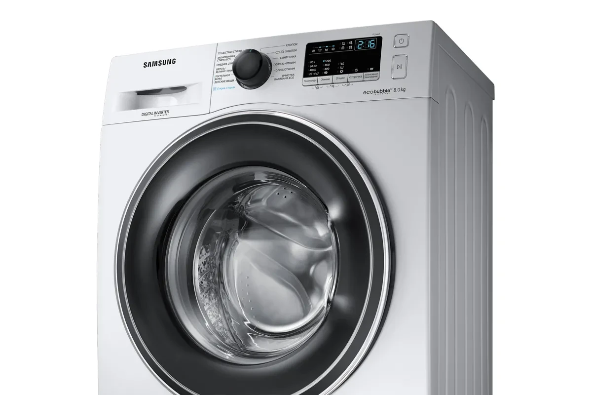 Стиральная машина Samsung WW80R42LHESDLP (EcoBubble)