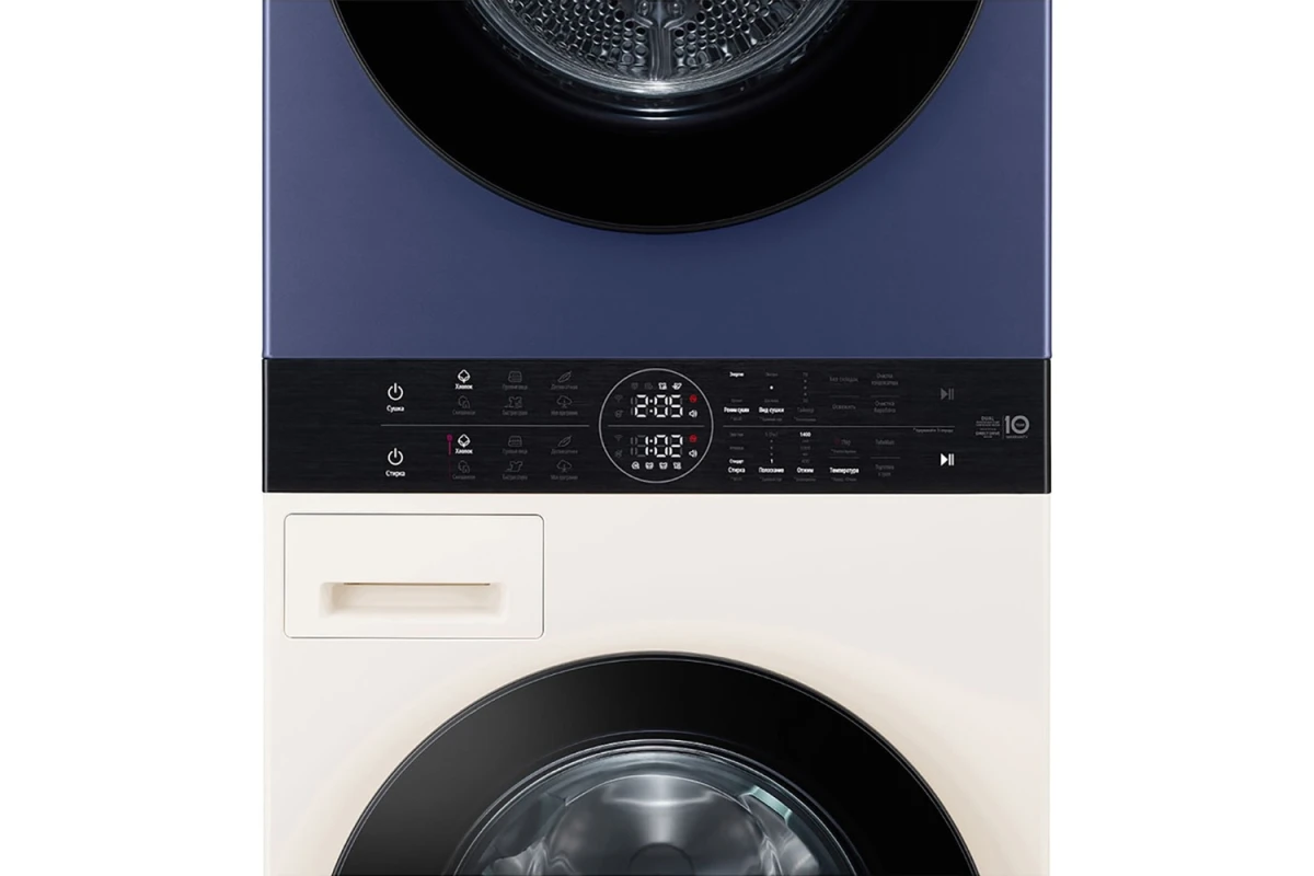 Стирально-сушильная машина LG W4W8LVPK4HM WashTower