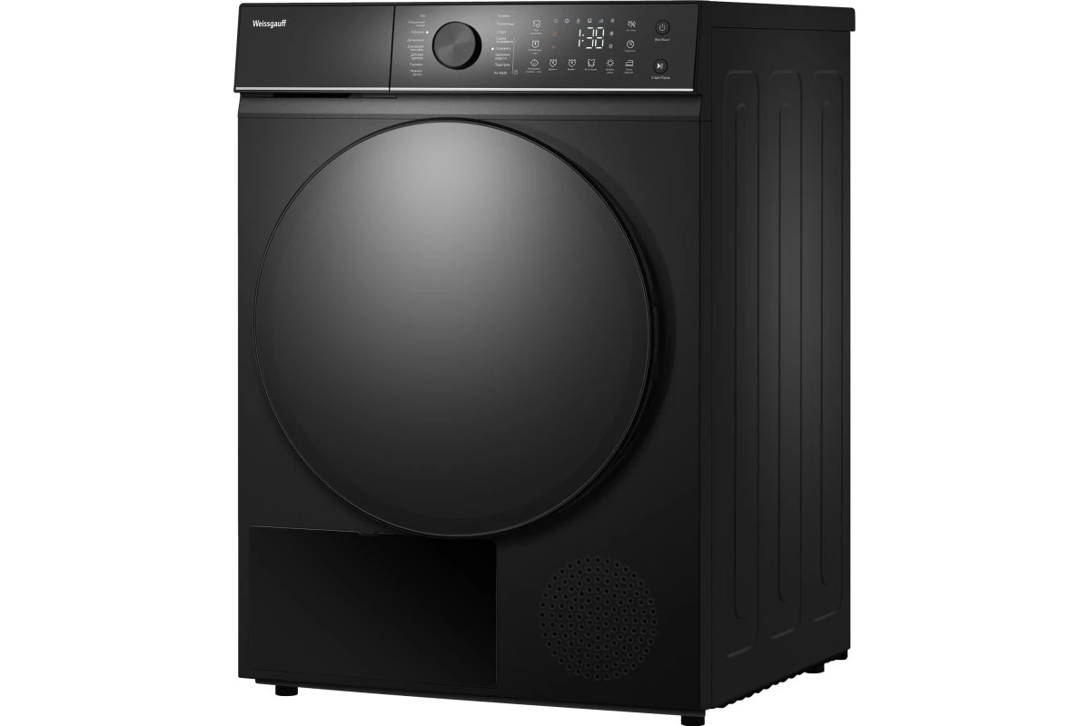 Сушильная машина Weissgauff WD 5910 Heat Pump Matt Black