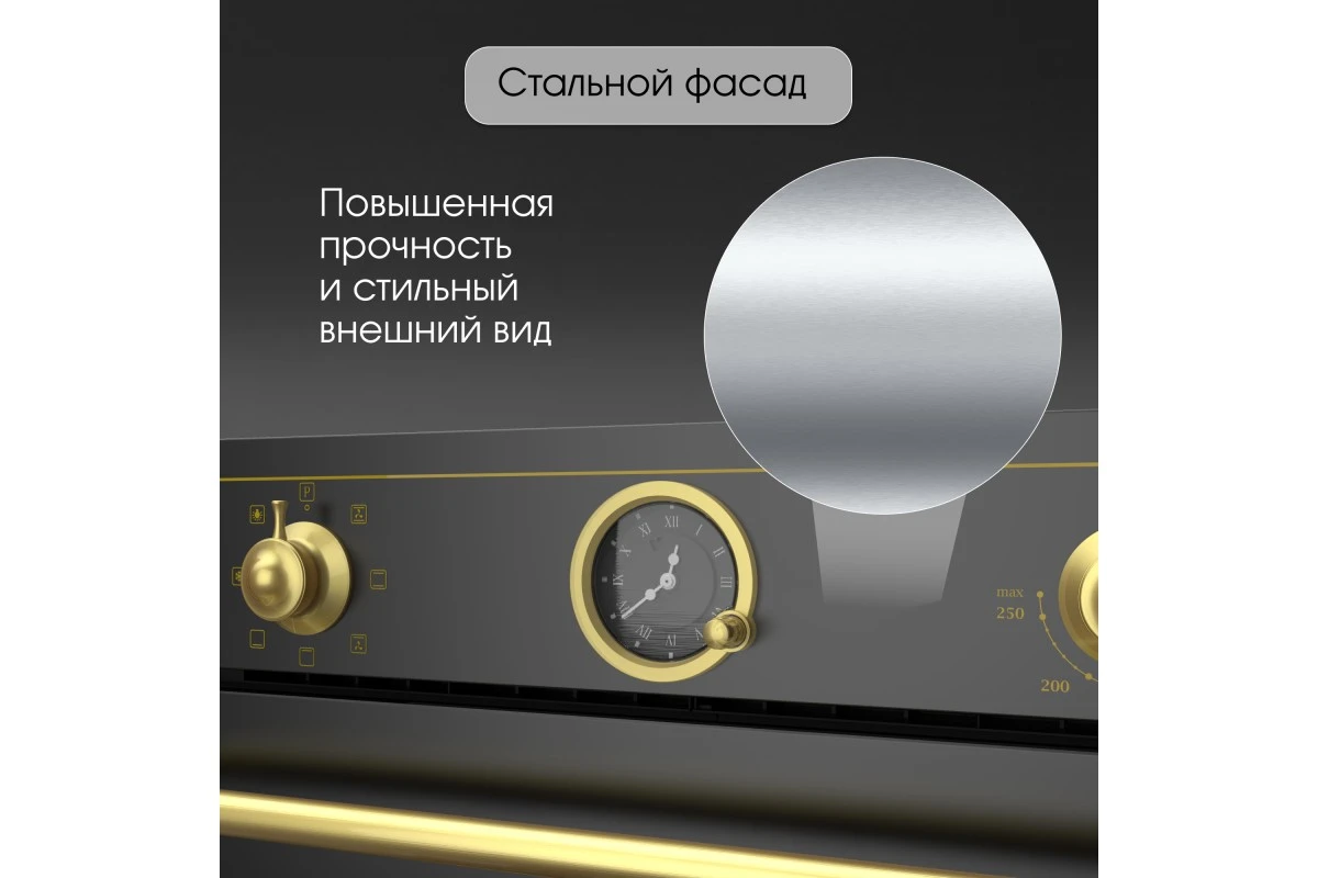 Электрический духовой шкаф Zigmund & Shtain E 166 B