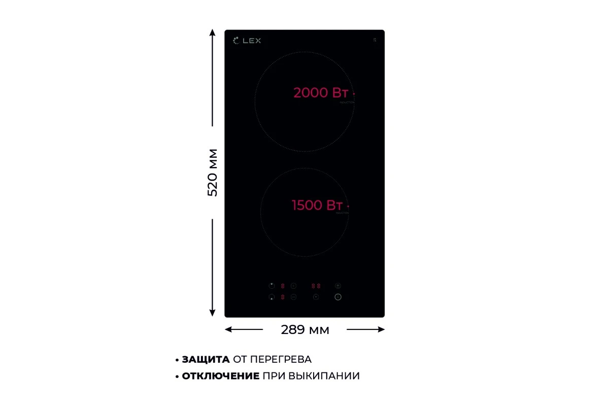 Индукционная варочная поверхность LEX EVI 320 BL
