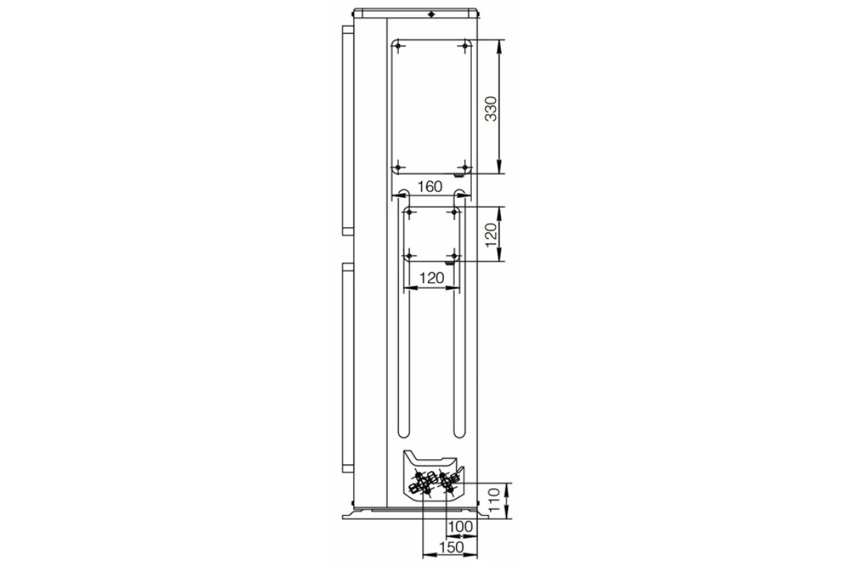 Кассетный кондиционер Excon CR-01-1424