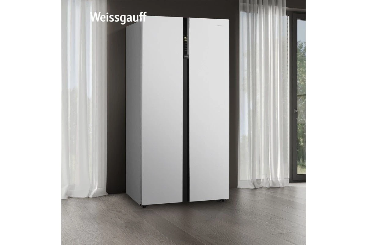 Отдельностоящий холодильник с инвертором Weissgauff WSBS 600 WG NoFrost Inverter
