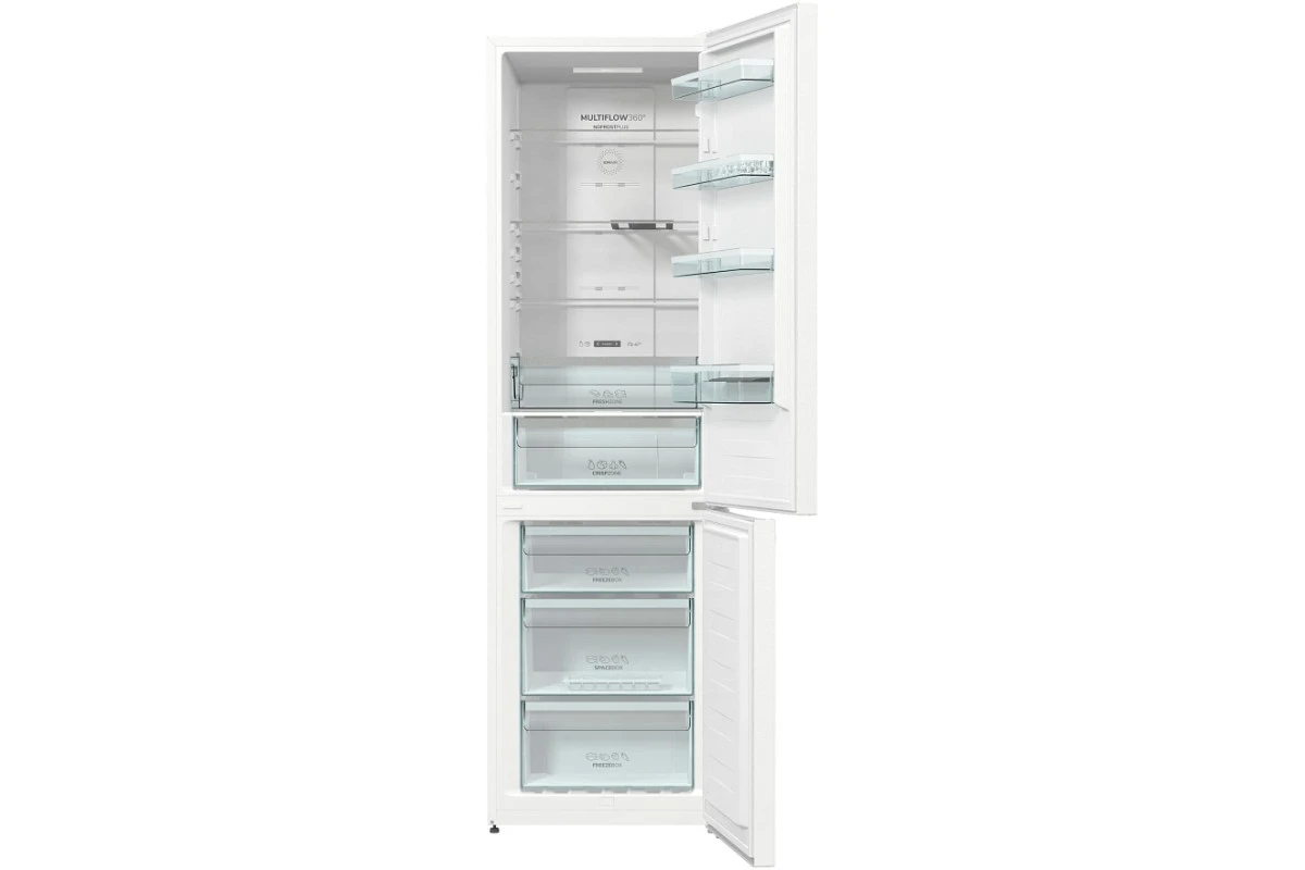 Отдельностоящий двухкамерный холодильник Gorenje NRK 6201 SYW