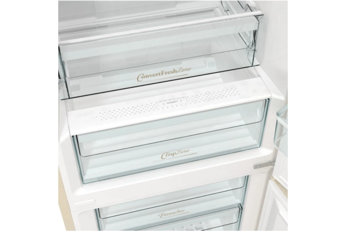 Отдельностоящий двухкамерный холодильник Gorenje NRK6202CLI