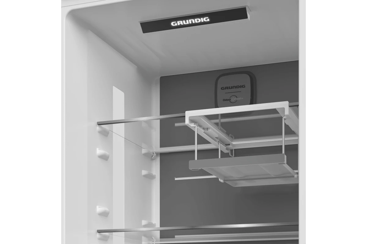 Холодильник с нижней морозильной камерой Grundig GKPN66930LXDW
