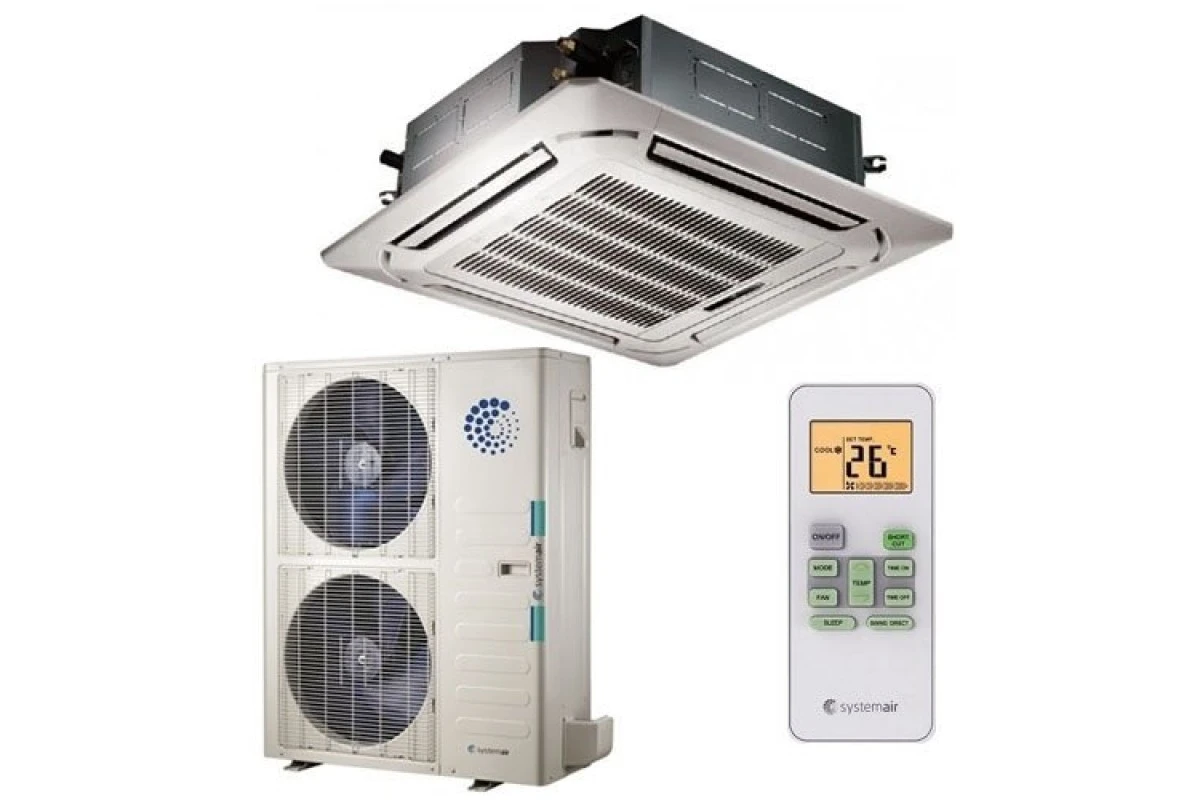 Кассетный кондиционер Systemair SYSPLIT CASSETTE 48 EVO HP R