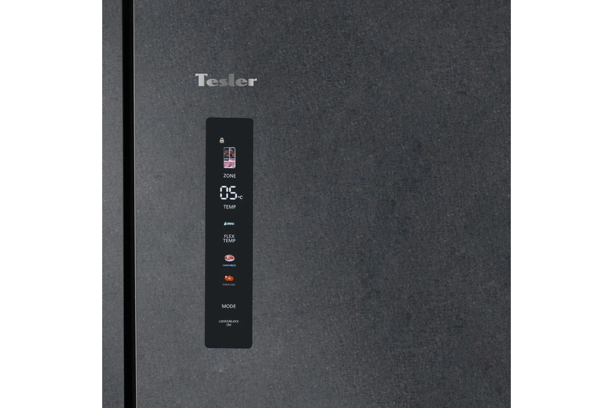 Многокамерный холодильник Tesler RFD-427BI SPARKLING GREY