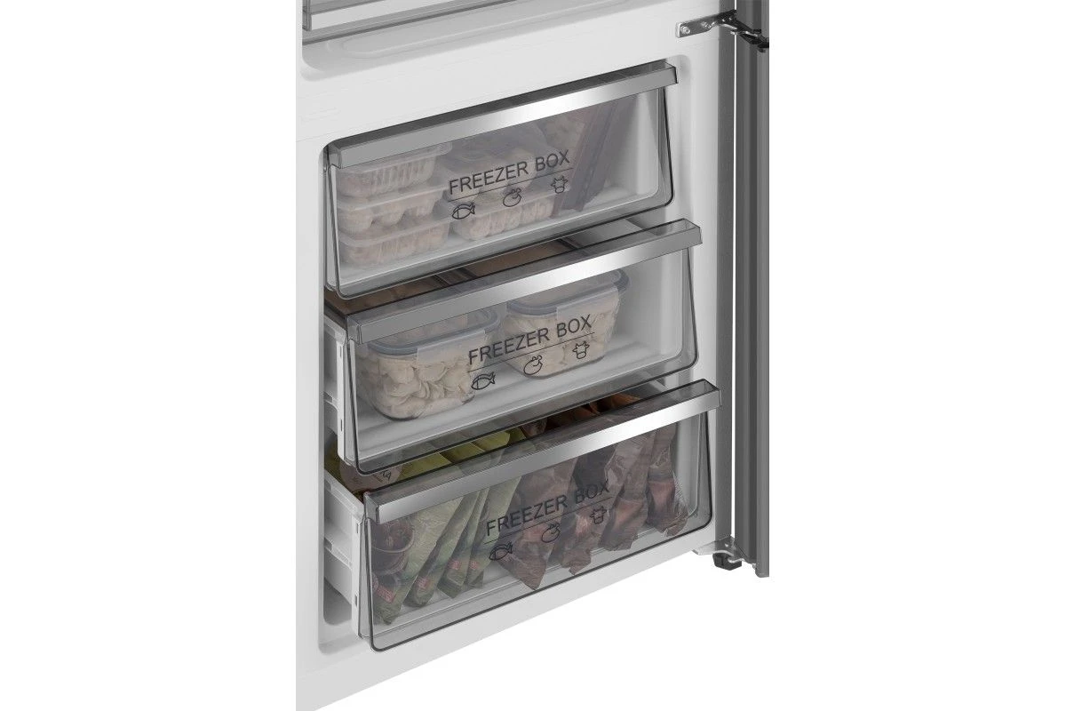 Отдельностоящий холодильник Weissgauff WRK 195 D Full NoFrost Dark Grey Glass