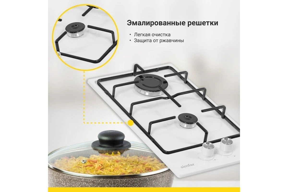 Газовая варочная панель Simfer H30V20W420