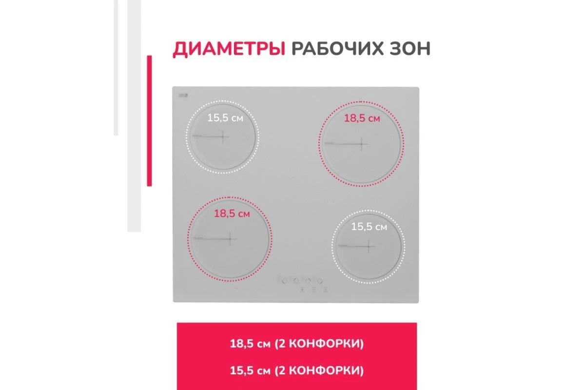 Электрическая варочная панель Simfer H60D14W016