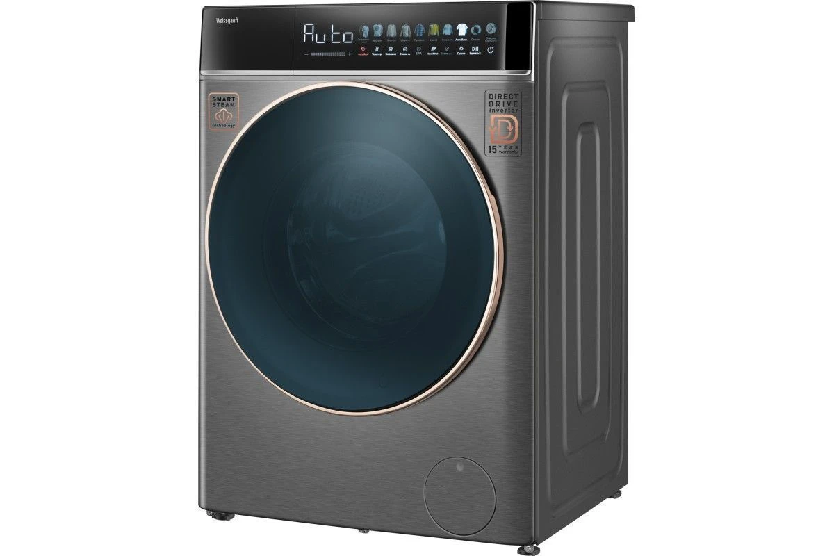 Cтиральная машина с сушкой Weissgauff WMD 58411 Direct Drive Inverter Premium Steam Grey