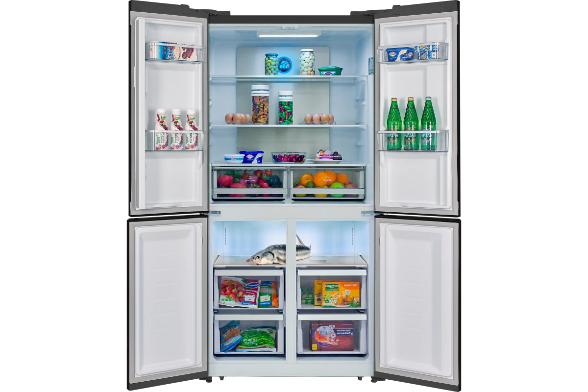 Холодильник Hiberg RFQ-500DX NFGB Inverter