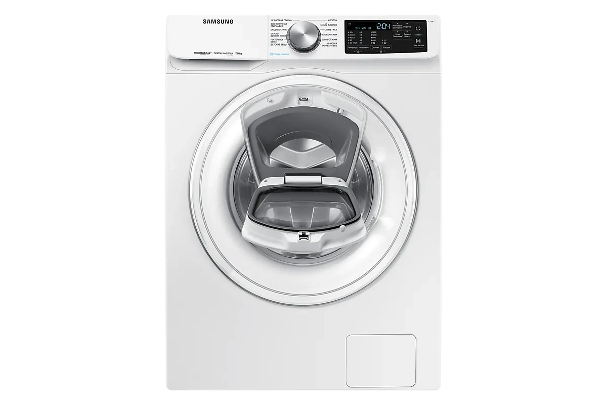 Стиральная машина Samsung WW70R42PXRWDLP (AddWash и EcoBubble)