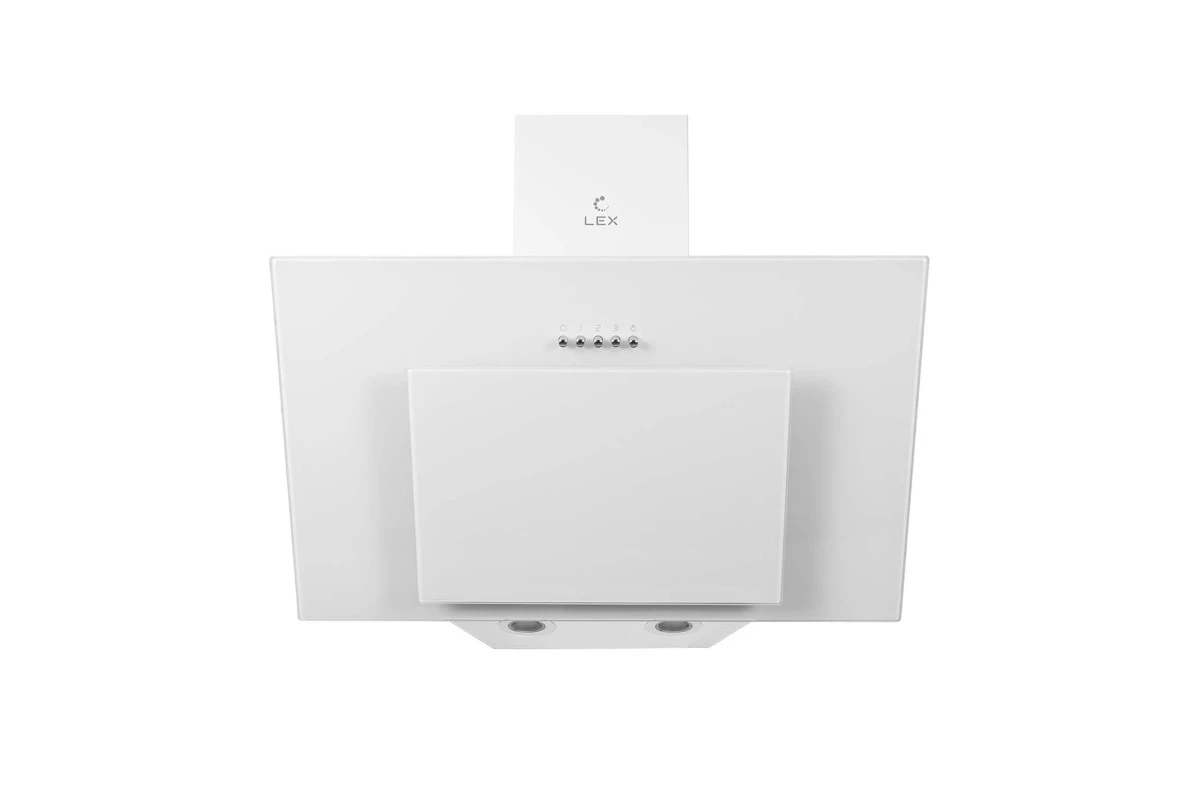 Наклонная кухонная вытяжка LEX Mira G 600 White