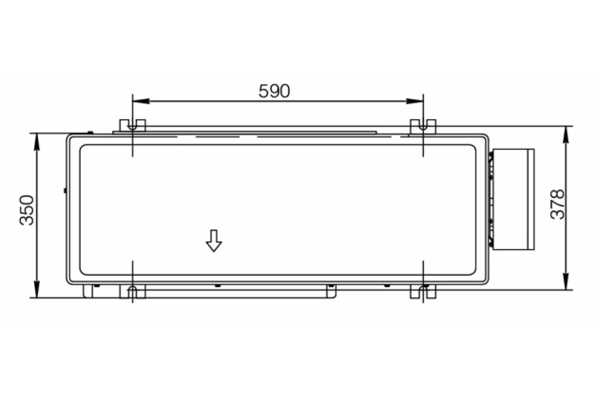 Напольно-потолочный кондиционер Excon CR-01-1422