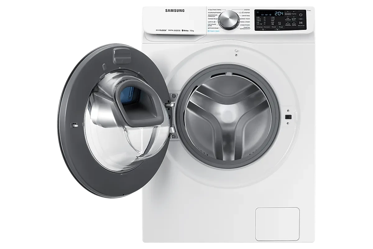 Стиральная машина Samsung WW70R62LVTWDLP (AddWash и Eco Bubble)