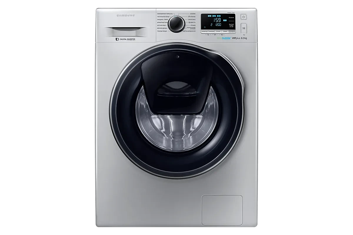 Стиральная машина Samsung WW80K6210RS/LD (AddWash и Eco Bubble)