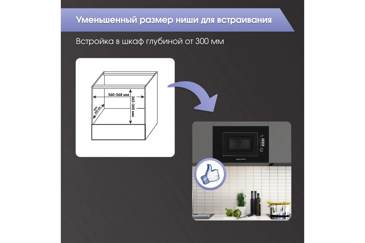 Микроволновка Zigmund & Shtain BMO 21 B