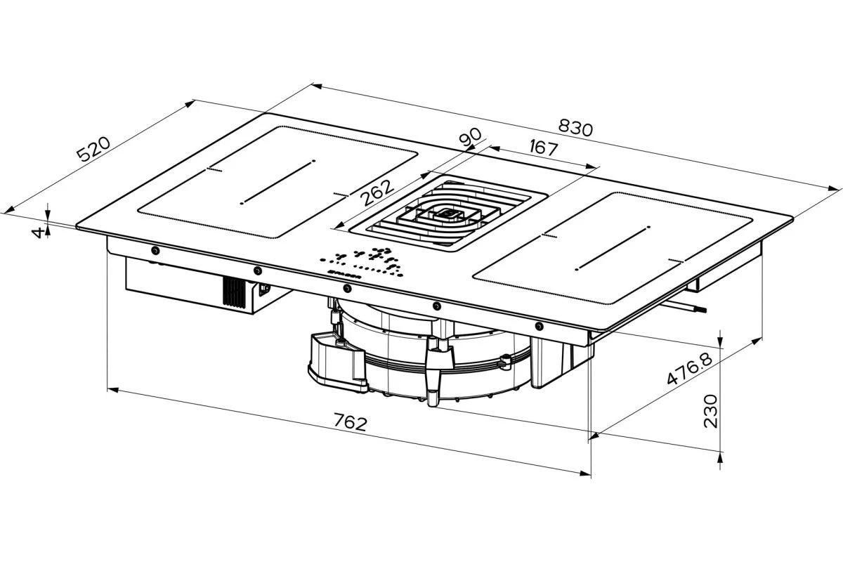 Варочная панель Faber GALILEO SMART BK GLASS A830 340.0577.694