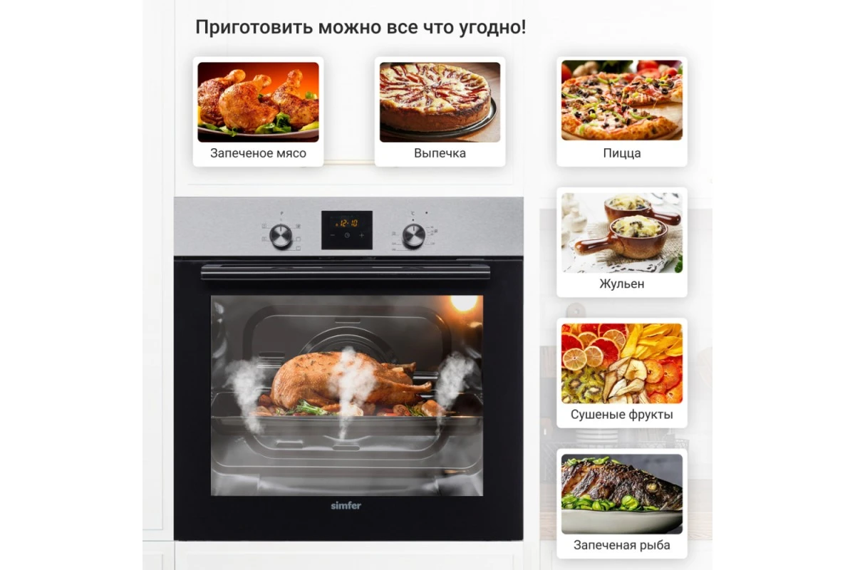 Электрический духовой шкаф Simfer B6EM56001