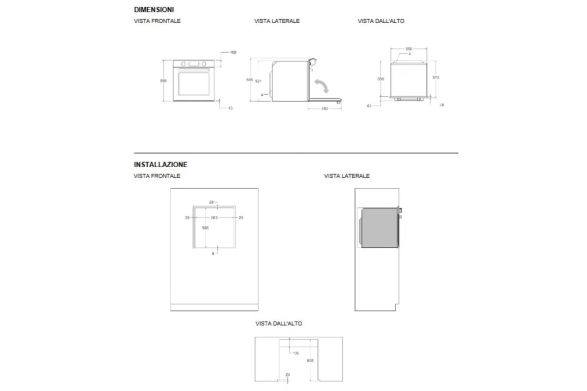 Духовой шкаф Bertazzoni FMOD6117CTB1
