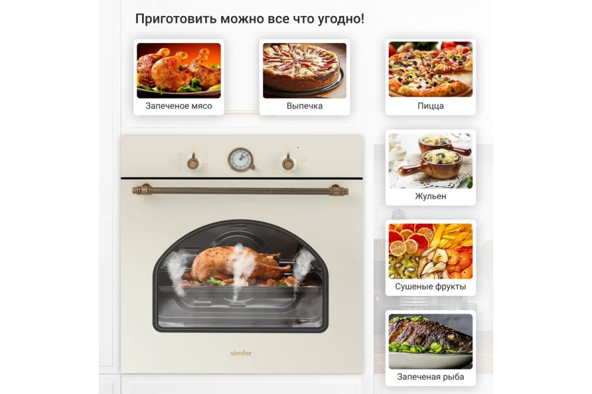 Электрический духовой шкаф Simfer B6EO77017