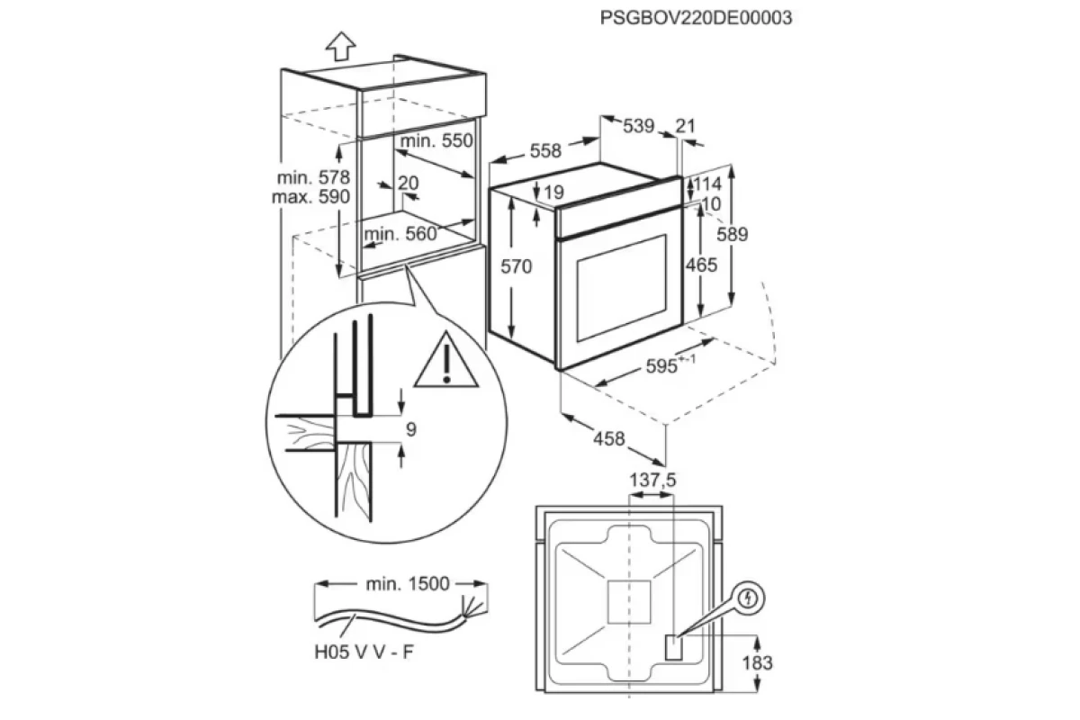 Духовой шкаф Electrolux EOD5H70BX