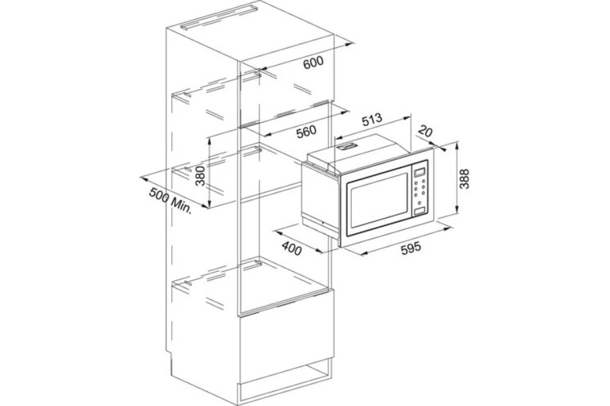 Микроволновая печь Franke FMW 20 SMP G XS 131.0574.627