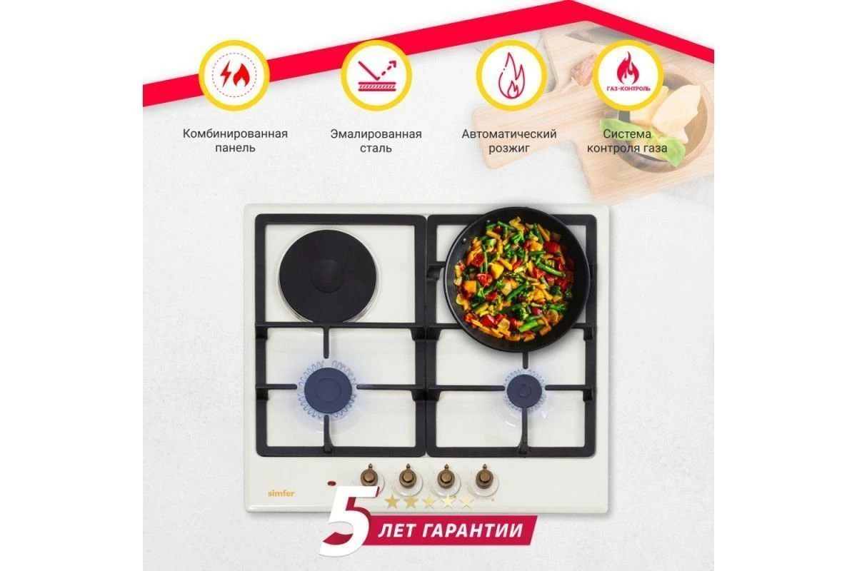 Комбинированная варочная панель Simfer H60V31O522