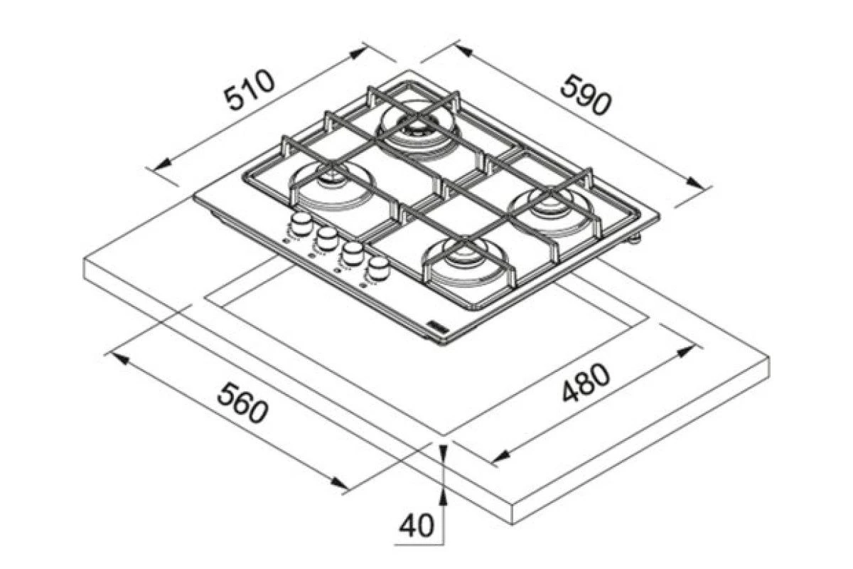 Варочная панель Franke FHSM 604 3G DC XS C