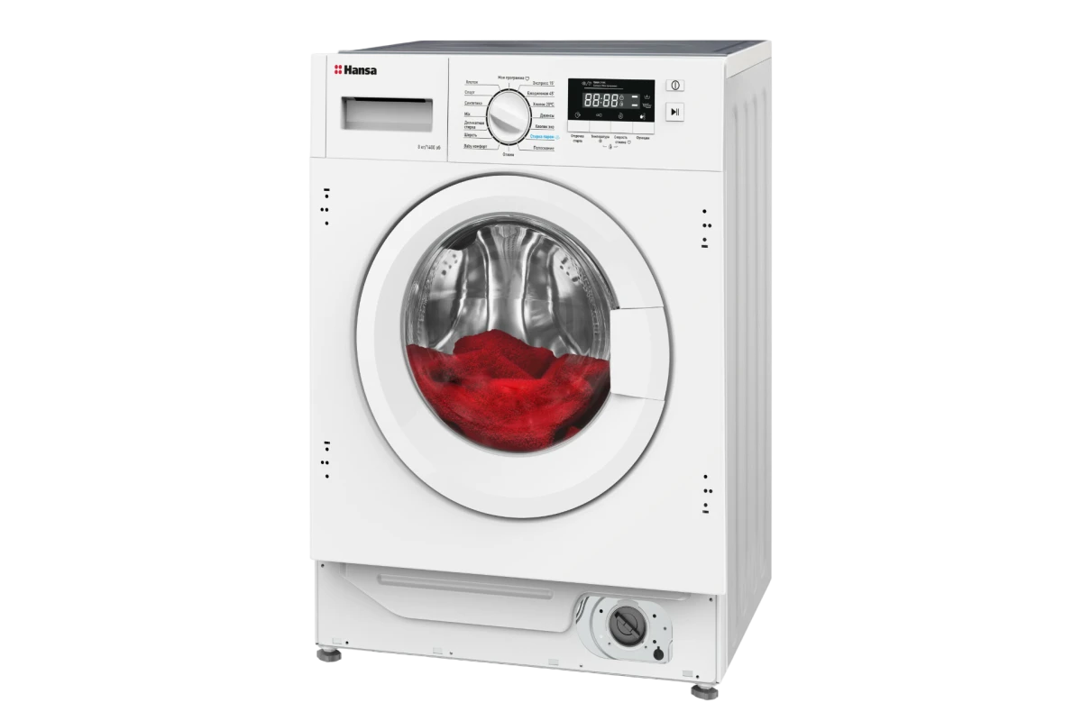 Встраиваемая стиральная машина Hansa WHE14018BI