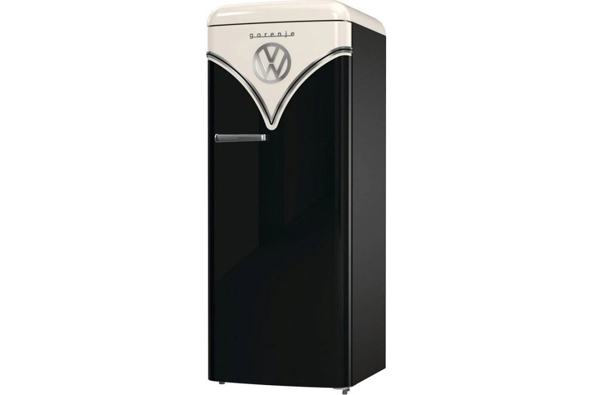 Отдельностоящий двухкамерный холодильник Gorenje OBRB615DBK